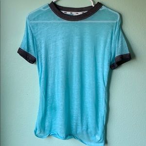 Victoria’s Secret blue shirt